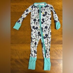 Little Sleepies Mickey Mouse Sleeper Size 6-12 Months